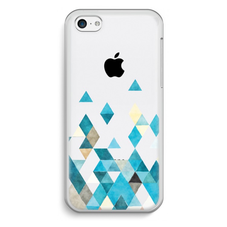 Coloured triangles blue