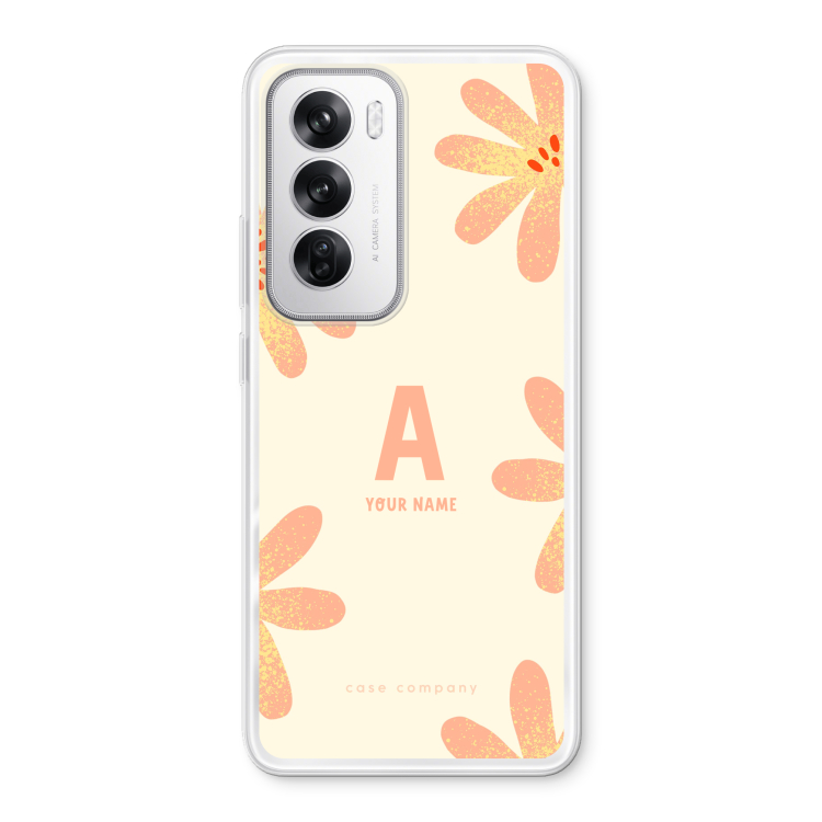 Peach Blossom Monogram