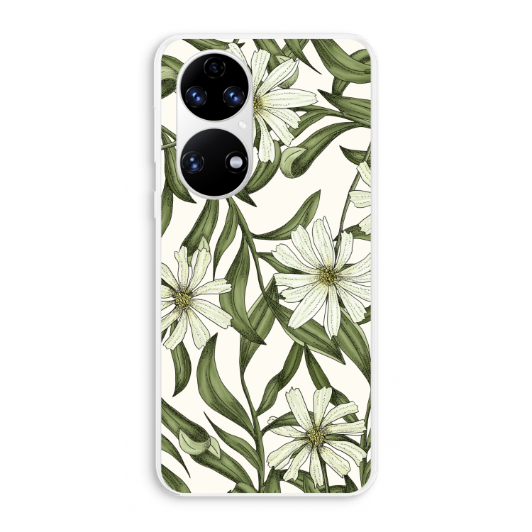 White flower pattern